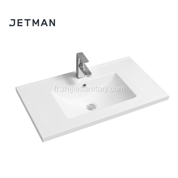 JM5001-81 Bassin de lavage de la salle de bain de toilette en céramique blanche